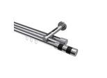 GARDINENSTANGE INNENLAUF Siteno Mavell 260 cm (geteilt in 2 x 130 cm), 2-läufig, 20 mm Ø Chrom