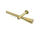 GARDINENSTANGE INNENLAUF Prestige Tanara 480 cm (geteilt in 3 x 160 cm), 1-läufig, 20 mm Ø Messing-Optik