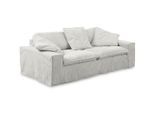 SOFA NETTA Hellgrau Cord