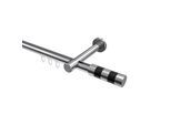 GARDINENSTANGE INNENLAUF Prestige Mavell 140 cm, 1-läufig, 20 mm Ø Chrom