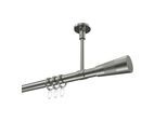 GARDINENSTANGE Sonette Tanara 100 cm, 1-läufig, 20 mm Ø Edelstahl-Optik