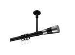 GARDINENSTANGE Sonette Tanara 360 cm (geteilt in 2 x 180 cm), 1-läufig, 20 mm Ø Schwarz