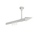 GARDINENSTANGE INNENLAUF Sonette Savio 100 cm, 1-läufig, 20 mm Ø Weiß