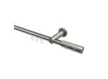 GARDINENSTANGE INNENLAUF Platon Mavell 120 cm, 1-läufig, 20 mm Ø Edelstahl-Optik