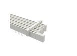 GARDINENSTANGE INNENLAUF Smartline Lox 540 cm (geteilt in 3 x 180 cm), 4-läufig, 14x35 mm Weiß