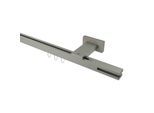 GARDINENSTANGE INNENLAUF Quadline Diapo 540 cm (geteilt in 3 x 180 cm), 1-läufig, 20x20 mm Satin-Silber
