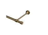 GARDINENSTANGE Primus Lucan 540 cm (geteilt in 3 x 180 cm), 1-läufig (ohne Ringe), 16 mm Ø Messing Antik