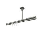 GARDINENSTANGE INNENLAUF Sonette Mavell 400 cm (geteilt in 2 x 200 cm), 1-läufig, 20 mm Ø Edelstahl-Optik