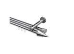 GARDINENSTANGE INNENLAUF Siteno Savio 400 cm (geteilt in 2 x 200 cm), 2-läufig, 20 mm Ø Chrom