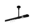 GARDINENSTANGE INNENLAUF Sonette Verano 140 cm, 1-läufig, 20 mm Ø Schwarz