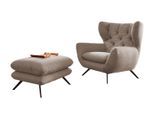 SESSEL CHARME Taupe Cord