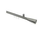 GARDINENSTANGE INNENLAUF Sonius Tanara 120 cm, 1-läufig, 20 mm Ø Edelstahl-Optik