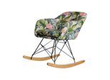 SCHAUKELSTUHL STELLA Multicolor Webstoff