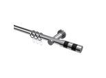 GARDINENSTANGE Platon Mavell 540 cm (geteilt in 3 x 180 cm), 1-läufig, 20 mm Ø Chrom