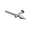 GARDINENSTANGE INNENLAUF Prestige Savio 420 cm (geteilt in 3 x 140 cm), 1-läufig, 20 mm Ø Chrom