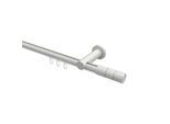 GARDINENSTANGE INNENLAUF Platon Elanto 200 cm, 1-läufig, 20 mm Ø Weiß