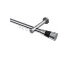 GARDINENSTANGE INNENLAUF Prestige Tanara 540 cm (geteilt in 3 x 180 cm), 1-läufig, 20 mm Ø Chrom