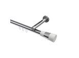GARDINENSTANGE INNENLAUF Siteno Tanara 140 cm, 1-läufig, 20 mm Ø Chrom