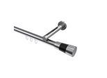 GARDINENSTANGE INNENLAUF Siteno Tanara 200 cm, 1-läufig, 20 mm Ø Chrom