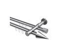 GARDINENSTANGE INNENLAUF Prestige Savio 160 cm, 2-läufig, 20 mm Ø Chrom