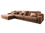 ECKSOFA XL LANA Braun Cord