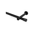 GARDINENSTANGE INNENLAUF Prestige Estana 160 cm, 1-läufig, 20 mm Ø Schwarz