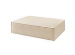 POLSTERHOCKER CARMO Beige Flachgewebe