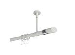 GARDINENSTANGE Sonette Verano 140 cm, 1-läufig, 20 mm Ø Weiß