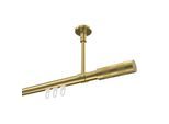 GARDINENSTANGE INNENLAUF Sonette Mavell 540 cm (geteilt in 3 x 180 cm), 1-läufig, 20 mm Ø Messing-Optik