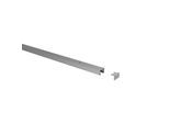 GARDINENSCHIENE / OBJEKTSCHIENE Primax 540 cm (geteilt in 3 x 180 cm), 1-läufig Silbergrau