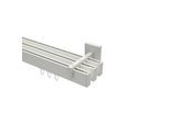 GARDINENSTANGE INNENLAUF Smartline Paxo 200 cm, 3-läufig, 14x35 mm Weiß