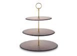 Echtwerk , Metall , rund , 25 cm , Kochen & Essen, Tischkultur, Serviertabletts, Etagere