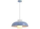 Collett's Monde Hängeleuchte , Blau, Weiss , Metall, Glas , 120 cm , Lampen & Leuchten, Innenbeleuchtung, Hängelampen, Pendelleuchten