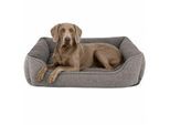 Lionto Hundebett meliert grau L