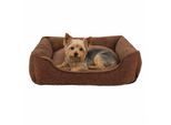 Lionto Hundebett meliert braun S
