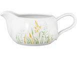 Sauciere SELTMANN WEIDEN "Liberty - Meadow Grasses green", grün (weiß, grün), B:12,4cm H:8,3cm L:20,4cm T:20,4cm Ø:20,4cm, Porzellan, Schüsseln, Schüssel - 0,60 l