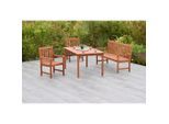 Gardenson , Naturfarben , Holz , Eukalyptusholz , massiv , FSC MIX , Gartenmöbel, Gartenmöbel-Sets, Gartengarnituren