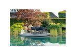 Gardenson , Anthrazit, Braun , Textil , Akazie , massiv, Hartholz , Füllung: Polyester,Polyester , 178x68x228.5 cm , Gartenmöbel, Loungemöbel, Loungegarnituren