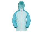 Mountain Warehouse Torrent II Waterdichte Jas voor kinderen/Kinderen (Lichtblauw)