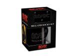 AC/DC Back In Black-mok en sokenset (Zwart)
