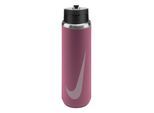 Nike SS Recharge Logo 710ml Fles (Pioenroos)