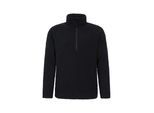 Mountain Warehouse Heren Ted Borg Half Zip Fleece Top (Zwart)