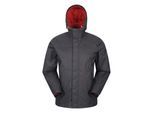 Mountain Warehouse Torrent Waterdichte Jas voor heren (Donkergrijs)