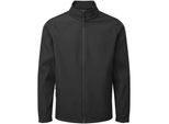 Premier Heren Recycled Wind Resistant Soft Shell Jacket (Zwart)