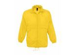 SOLS Unisex Surf Windbreaker Lichtgewicht Jasje (Goud)