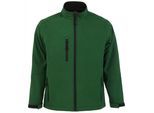 SOLS Heren Relax Soft Shell Jacket (ademend, winddicht en waterbestendig) (Fles groen)