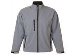 SOLS Heren Relax Soft Shell Jacket (ademend, winddicht en waterbestendig) (Grijze Mergel)