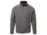 Craghoppers Heren Corey VI Half Zip Fleece Top (Zwarte Pepermergel)