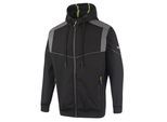 Lee Cooper Heren Reflecterende Jas met Capuchon (Zwart)