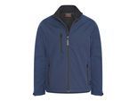 Cappuccino Italia Softshell zip jacket navy